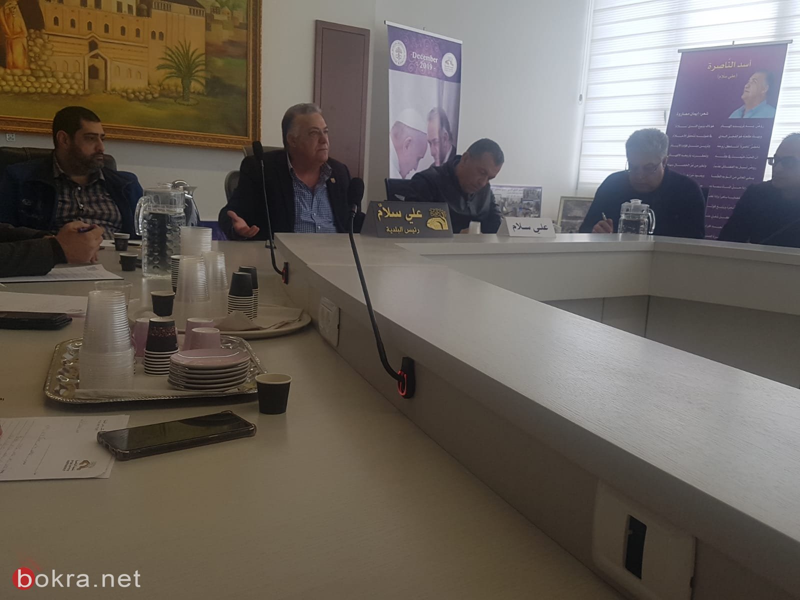  اجتماع طارئ لبلدية الناصرة بخصوص الكورونا-1