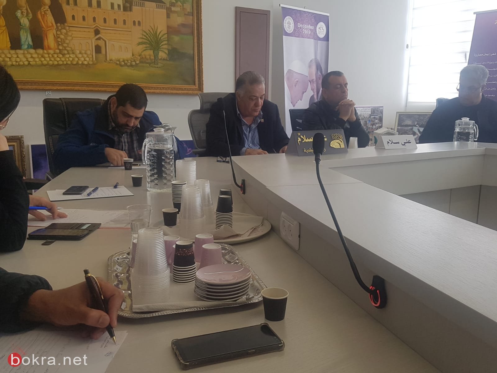  اجتماع طارئ لبلدية الناصرة بخصوص الكورونا-3