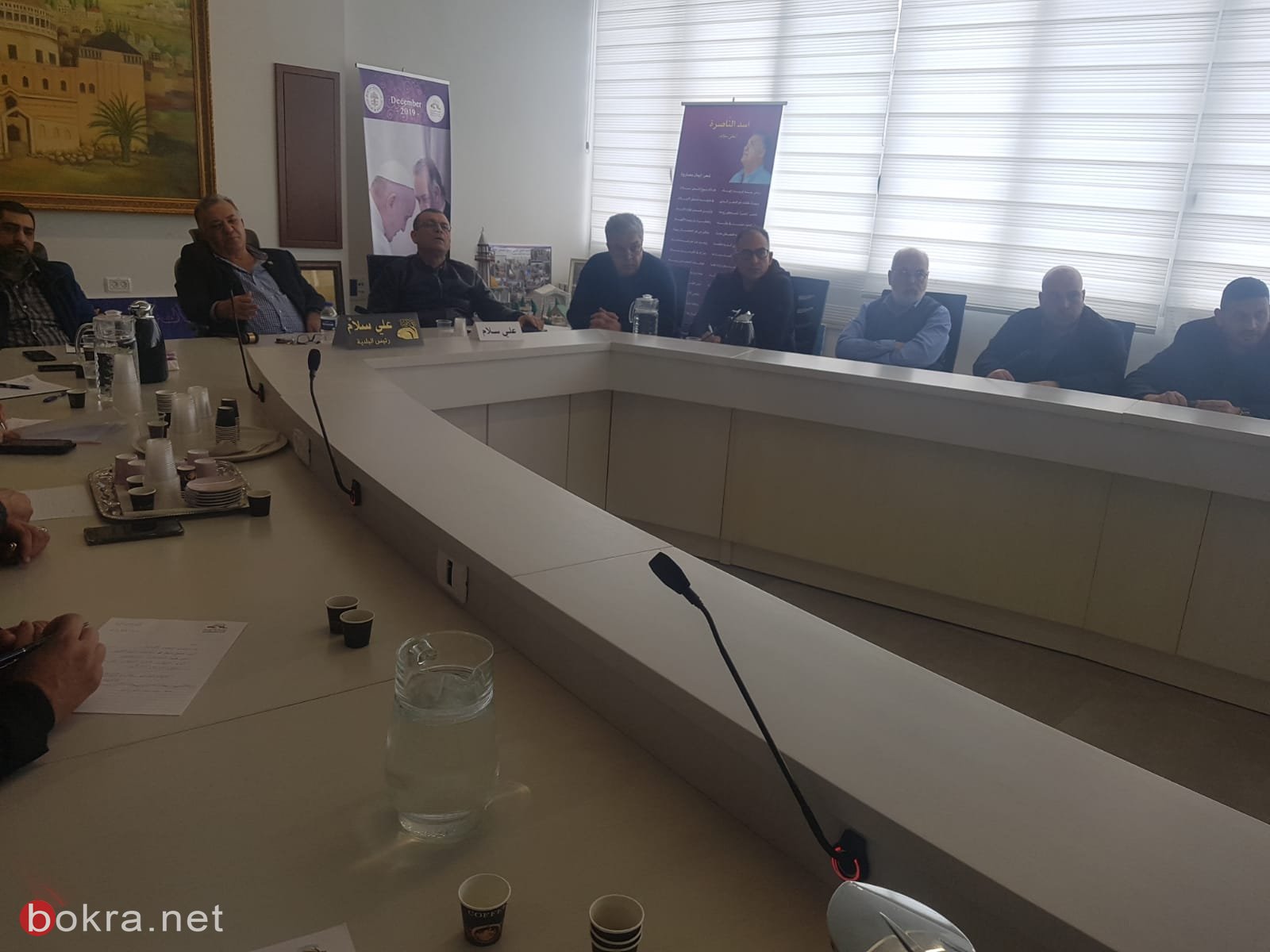  اجتماع طارئ لبلدية الناصرة بخصوص الكورونا-7