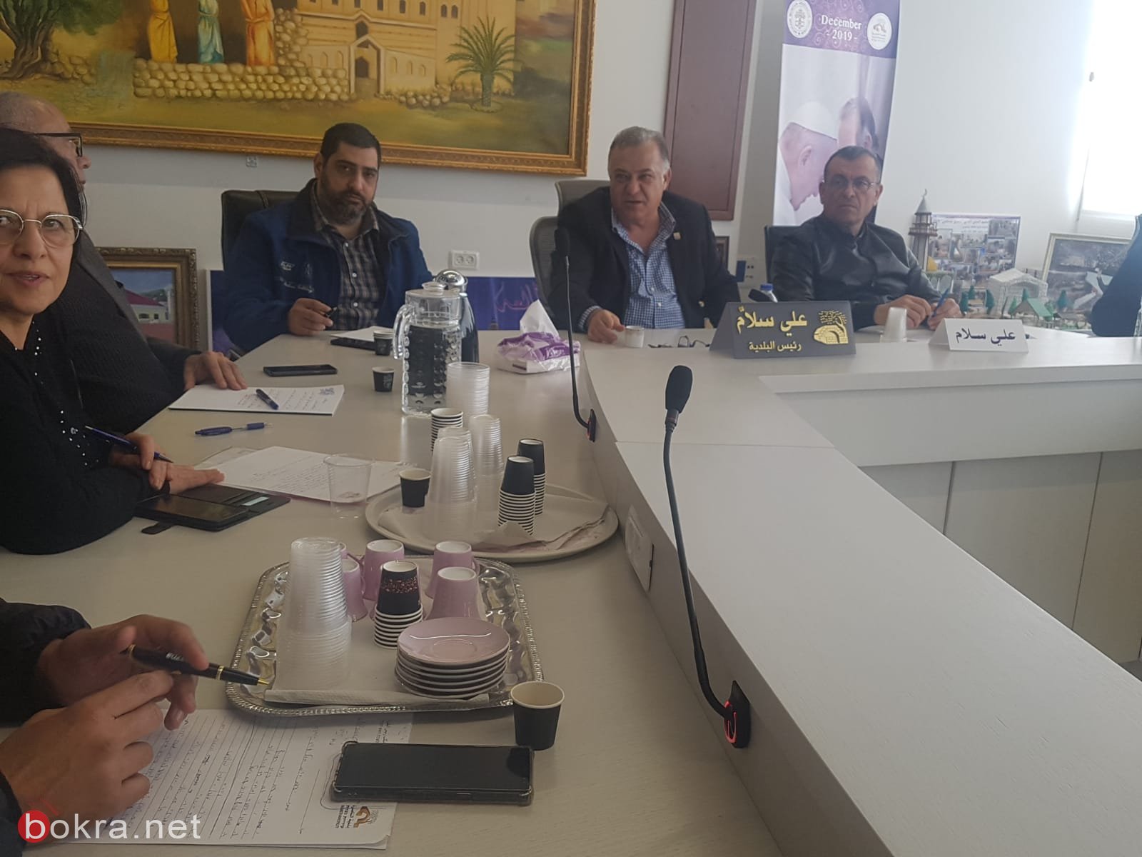  اجتماع طارئ لبلدية الناصرة بخصوص الكورونا-8