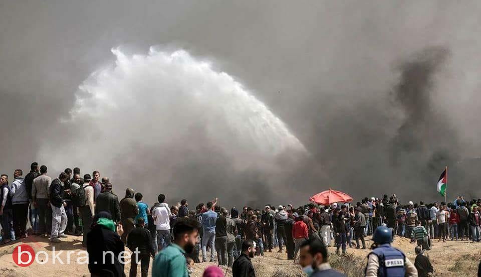 حصاد جمعة الكوشوك: 8 شهداء وأكثر من 1050 اصابة في صفوف الفلسطينيين بغزة-0