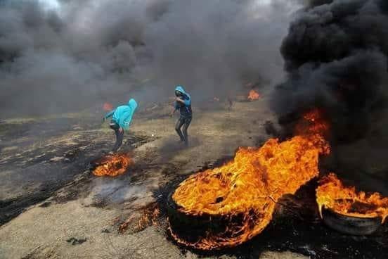 حصاد جمعة الكوشوك: 8 شهداء وأكثر من 1050 اصابة في صفوف الفلسطينيين بغزة-1