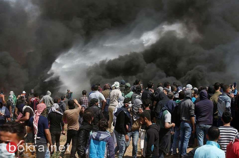 حصاد جمعة الكوشوك: 8 شهداء وأكثر من 1050 اصابة في صفوف الفلسطينيين بغزة-5