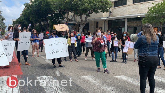 حيفا: صرخة عربية يهودية صاخبة ضد قتل وتعنيف النساء -23