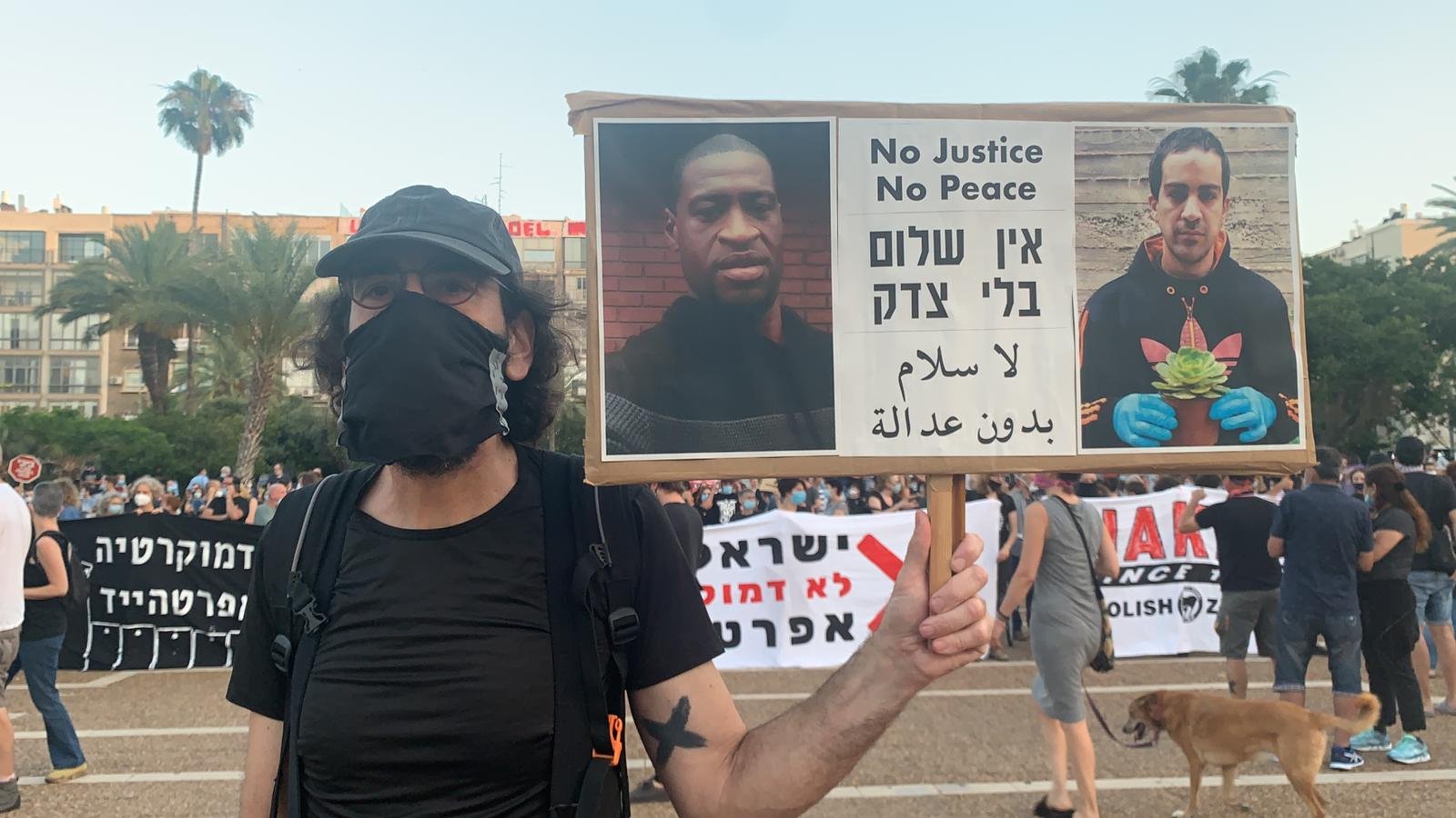 بمشاركة الآلاف، انطلاق التظاهرة في تل ابيب رفضًا للضم والاحتلال-24
