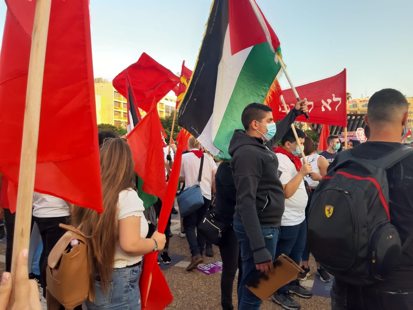 بمشاركة الآلاف، انطلاق التظاهرة في تل ابيب رفضًا للضم والاحتلال-36