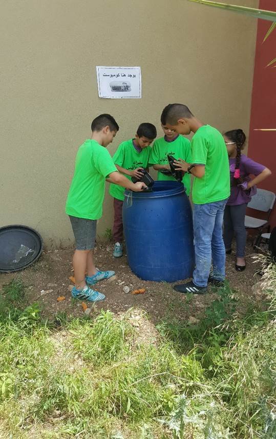 تأهيل مدرسة الاقواس الابتدائية في أم الفحم كمدرسة خضراء صديقة للبيئة للعام 2018-11