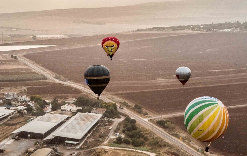 نجاح باهر وأجواء رائعة بمهرجان المناطيد التاسع في الجلبوع -2