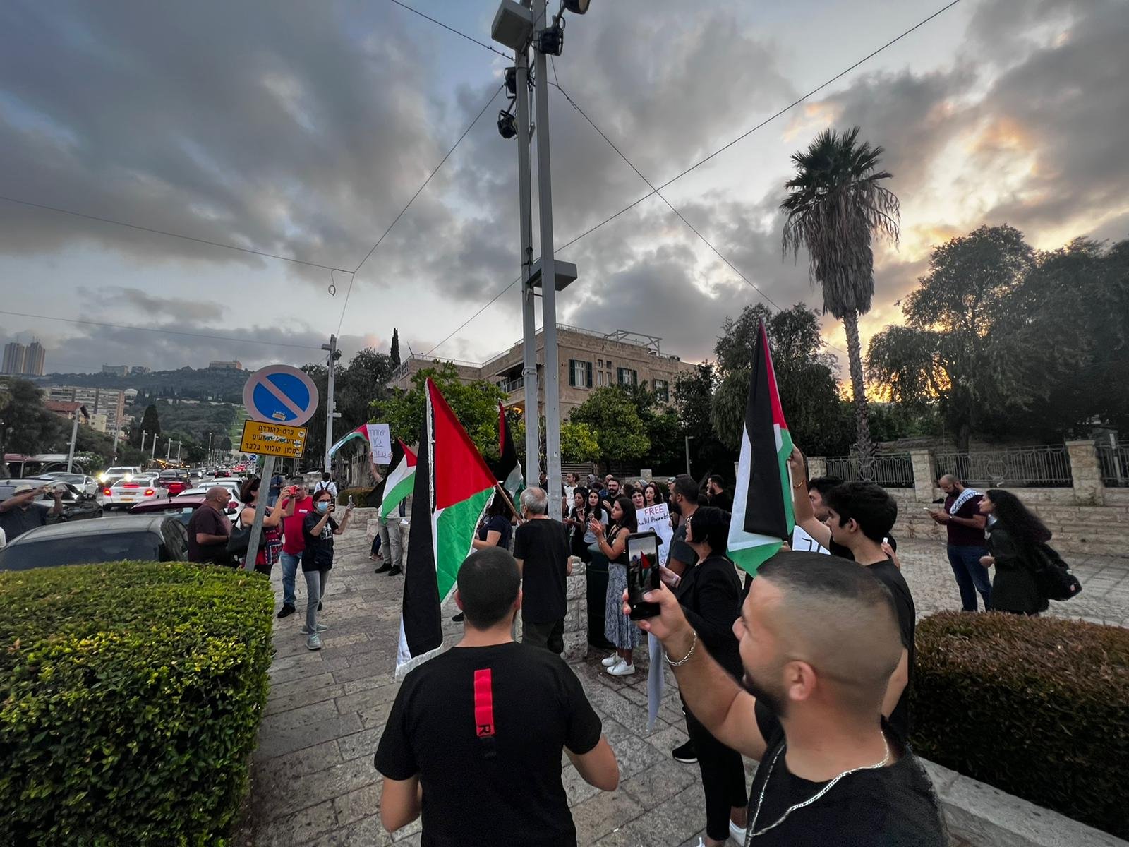 بحضور شرطيّ مُكثف: "حراك حيفا" ينظم مظاهرة دعمًا لغزة-2