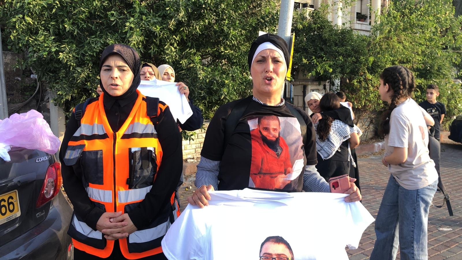 مباشر، ام الفحم: بمشاركة المئات، مظاهرة احتجاجًا على مقتل الصحافي نضال اغبارية-6