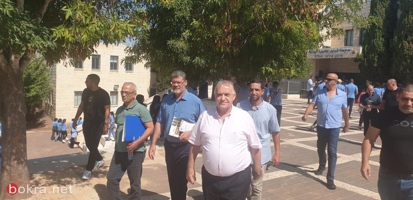 رئيس بلدية الناصرة يتابع زياراته التفقدية لمدارس المدينة-2
