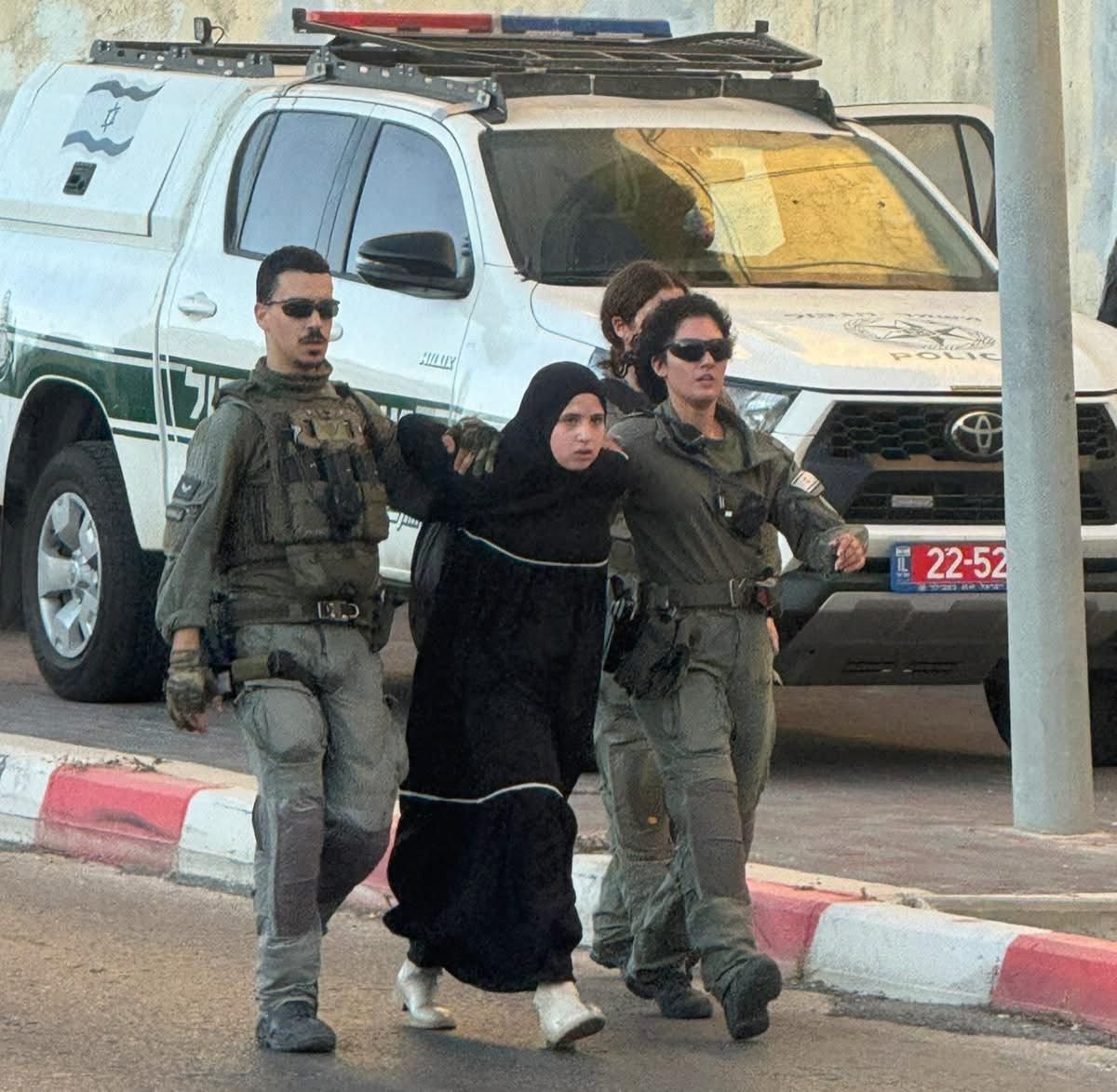 مظاهرة في أم الفحم ضد الحرب على غزة: اعتقال 9 ناشطين بينهم عضو البلدية- جبارين-3
