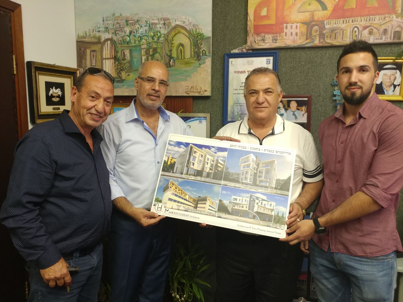 المهندس النصراوي مأمون حسن يقدم شكره لرئيس بلدية الناصرة-0