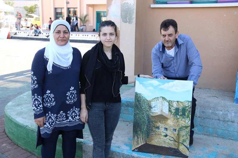 جمعية جوار في الشمال توثق معالم مدينة سخنين بريشة عشرات الرسامين العرب واليهود-6