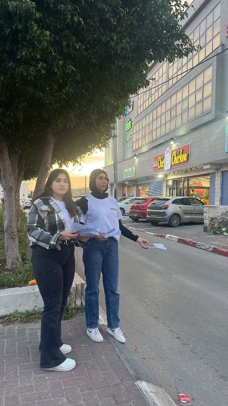 العشرات من نشطاء حزب "معاً ننجح" يشاركون في وقفة احتجاجية بشفاعمرو ضد العنف والجريمة-5