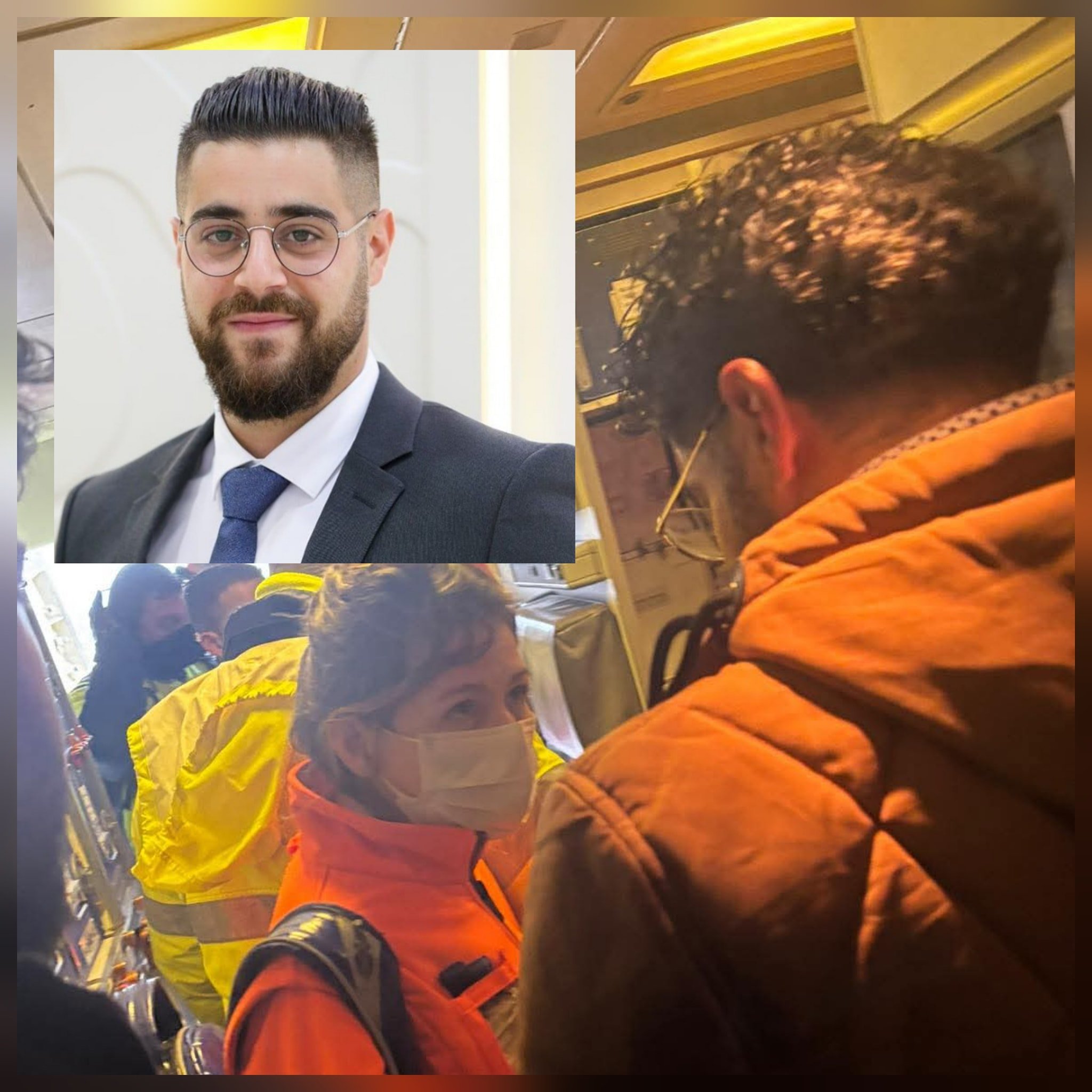 الدكتور نادر شحادة ينقذ حياة مسافر خلال رحلة جوية إلى باريس-0