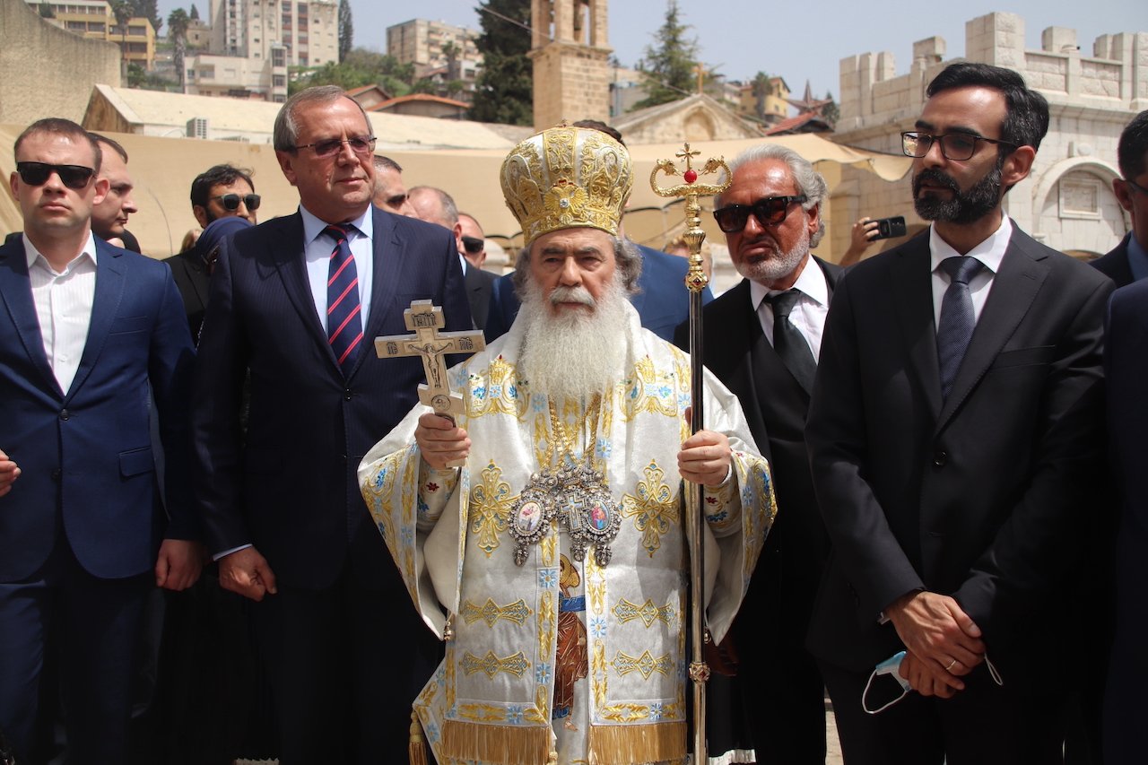 الناصرة تحتفل بعيد البشارة بمشاركة المطران ثيوفيلوس ومئات المحتفلين-43