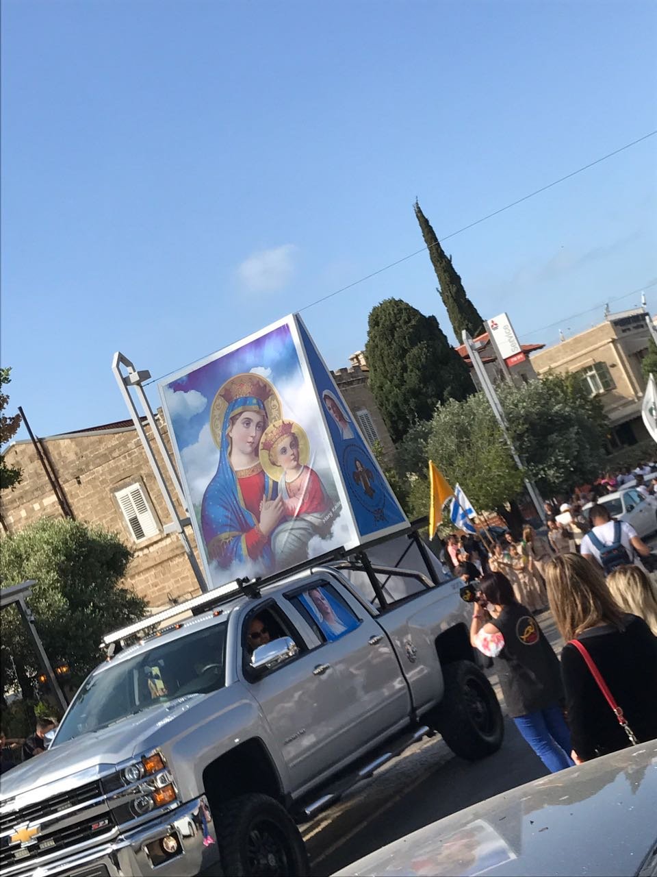 انطلاق مسيرة طلعة العذراء في حيفا-4