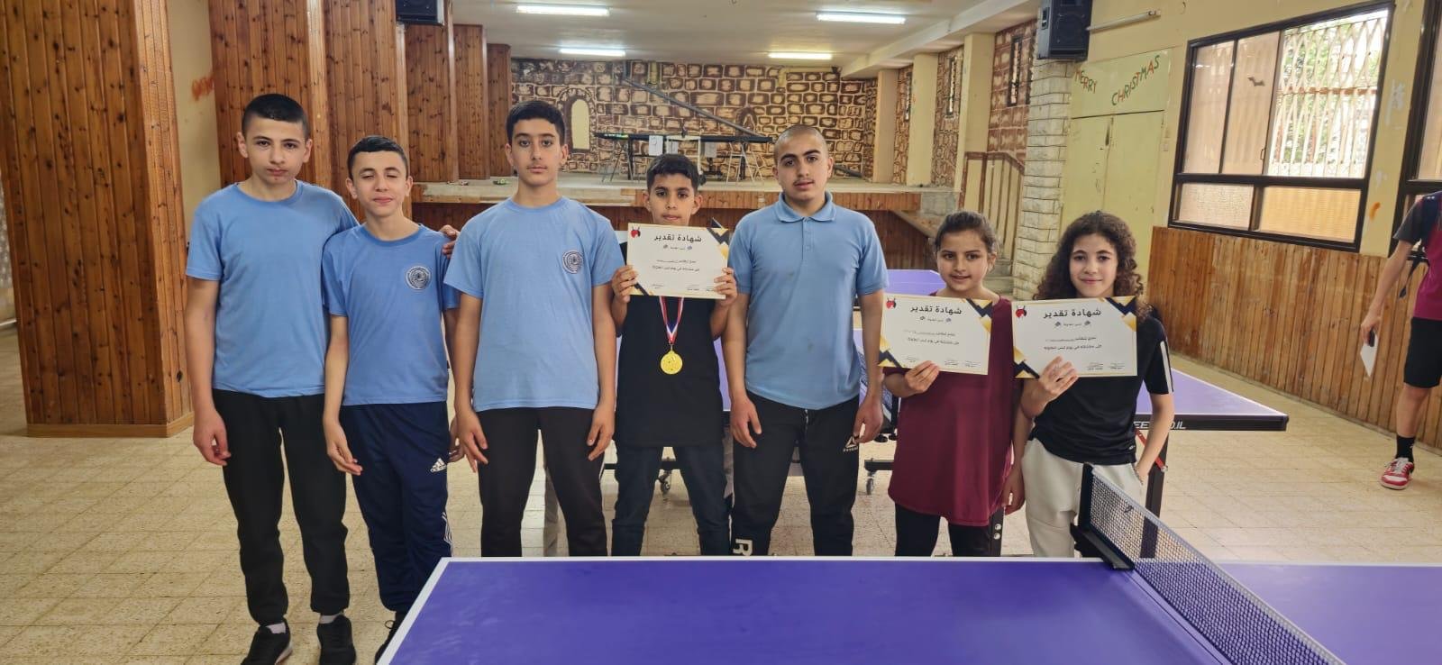 طلاب "برنامج تحديات" أم الفحم يتألقون ويتوجون أبطالاً لبطولة التنس في الناصرة-0