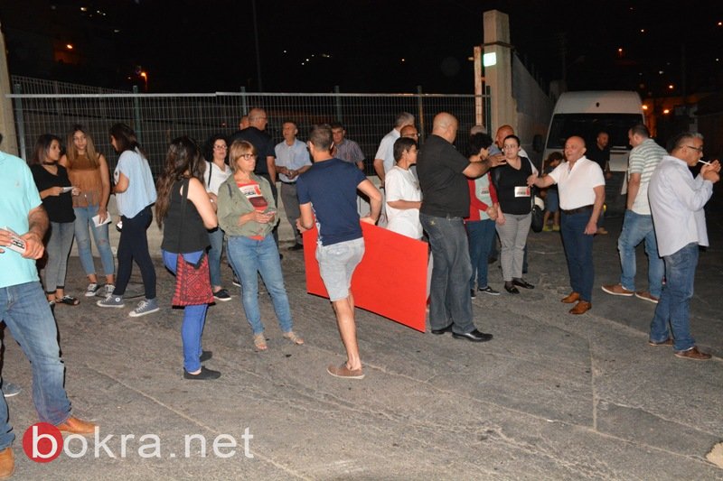 تظاهرة في الناصرة أمام مركز الشرطة احتجاجًا على أحداث كفر قاسم وانتشار الجريمة-4