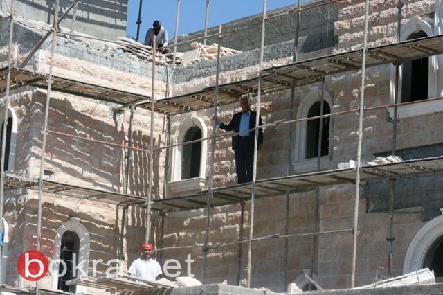 تقدم الأعمال في إتمام بناء الكنيسة الجديدة في كفرسميع-3