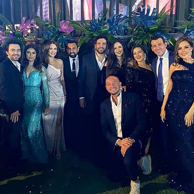زفاف هنادي مهنا وأحمد خالد صالح بحضور النجوم وأبرزهم العروس درة-0