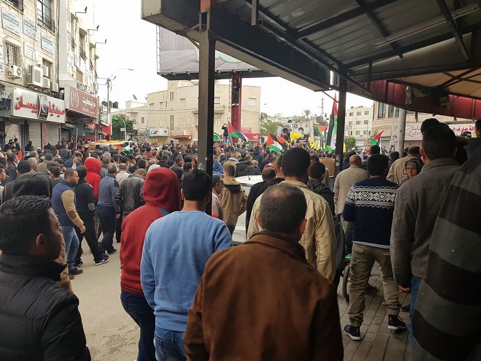 جنين: مسيرة حاشدة تنديدا بنقل السفارة للقدس-7