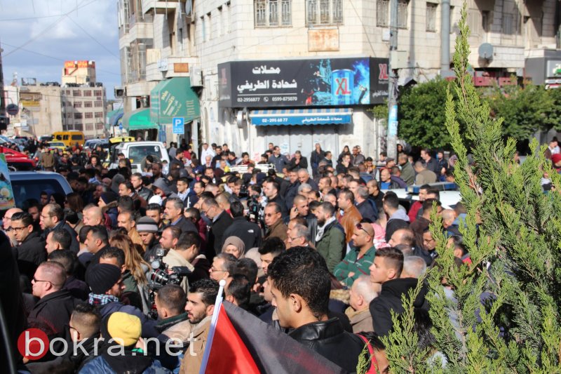 مسيرة حاشدة ومواجهات وسط رام الله وبيت لحم مع الاحتلال احتجاجا على قرار ترامب -27