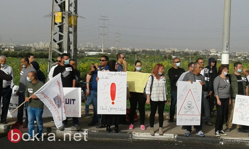 المئات من اليهود والعرب يتظاهرون شمال قرية جلجولية لمنع إقامة محطة توليد الطاقة -22