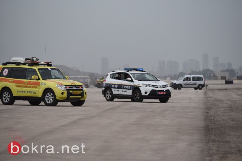 صور: شرطة وقوى إنقاذ ومصابين بمطار بن غوريون .. تدريب يحاكي وقوع كارثة-17