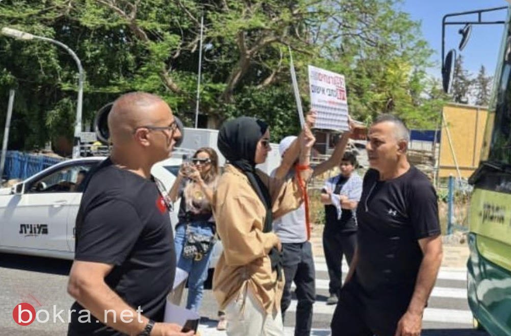 جلجولية وقفة احتجاجية تضامن مع أهالي حي الشيخ جراح‎-0
