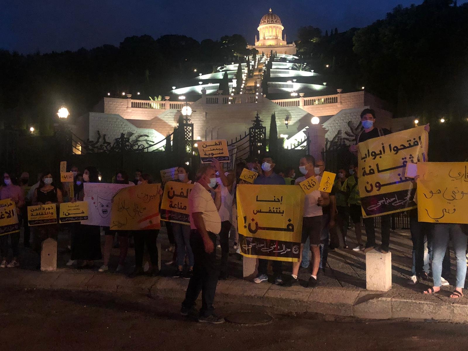 حراك فني إحتجاجي في حيفا والمنظمون لـ"بكرا": بدنا نتنفس!-8