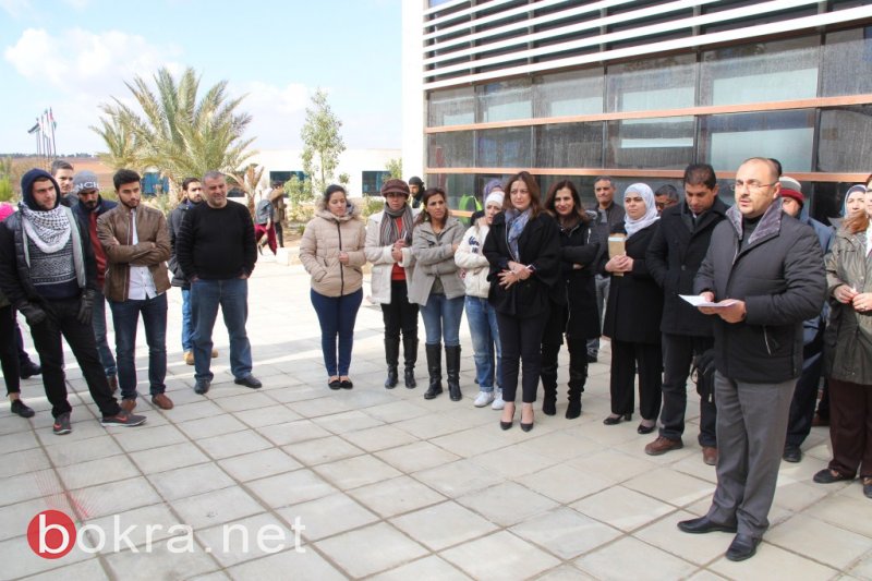 الجامعة الأميركية في مادبا تقيم مسيرة صامتة تضامناً مع القدس-1