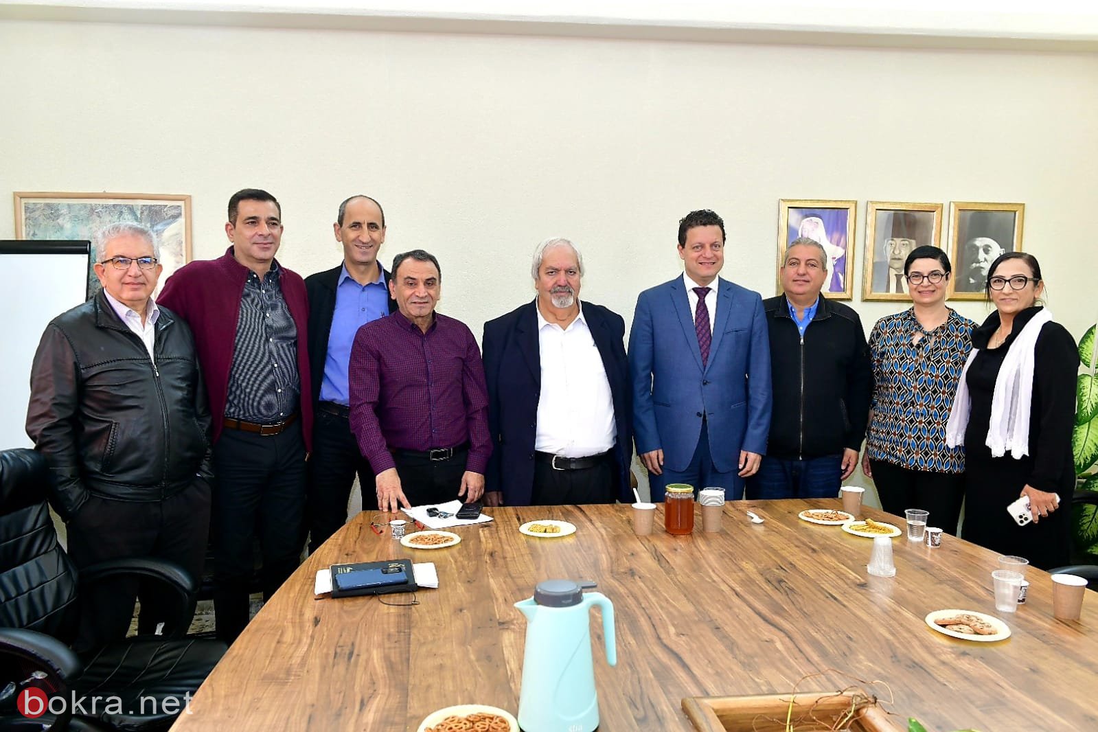 رئيس مجلس إدارة لئومي بجولة تهنئة في الناصرة وعبلين وشفاعمرو-0