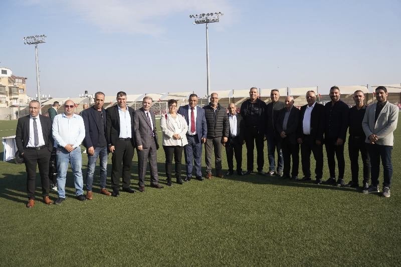 حفل تاريخي لتدشين ملعب كرة القدم البلدي والقاعة الرياضية المتربة في عين ماهل-10