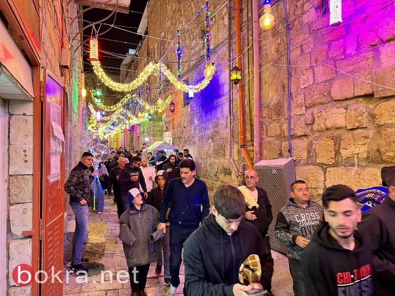 بالصور والفيديو : أجواء رمضانية مميزة داخل البلدة القديمة في القدس-6