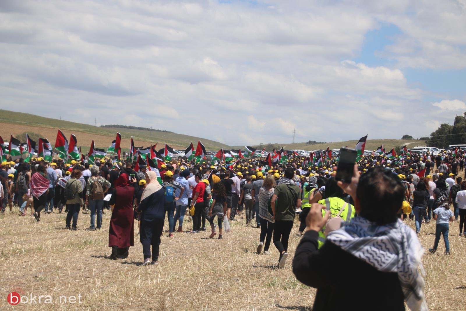 الآلاف يشاركون في مسيرة العودة الـ22 على أراضي خُبّيزة المُهجّرة-16