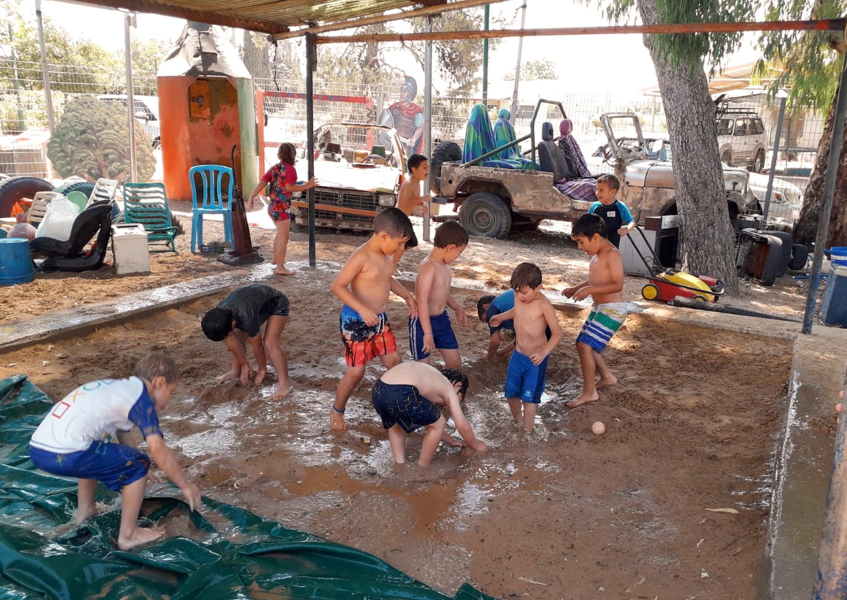 ‏آلاف الأطفال يستمتعون في المخيمات الصيفية بالجلبوع-2