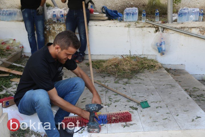 نظّمه "رواد الإبداع".. معسكر عمل تطوعي في المقبرة التحتا في الناصرة-22