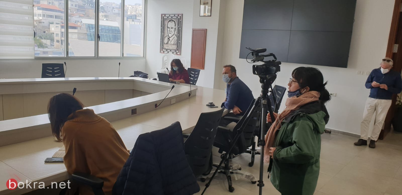 اعلاميون من مختلف انحاء العالم يلتقون علي سلّام رئيس بلدية الناصرة-8