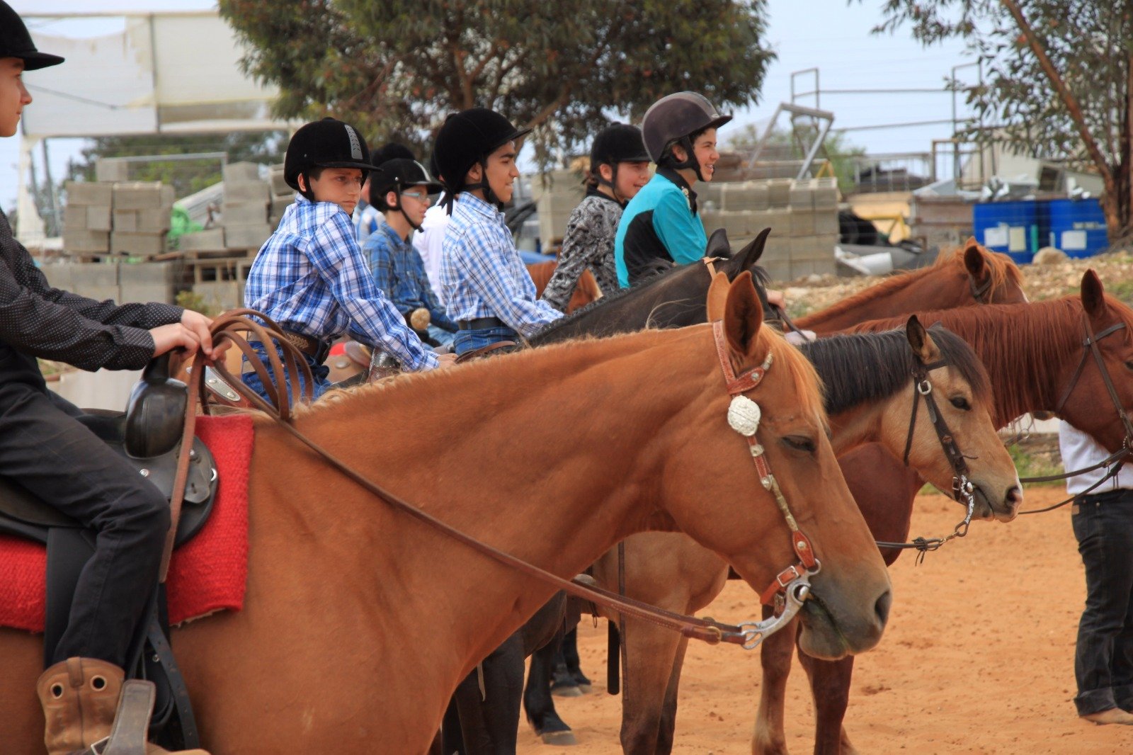 نتائج مشرفة ورائعة يسجلها طلاب مربط ابو ماجد للخيول في ام الفحم خلال مسابقة قطرية في كيبوتس "مجال"-23