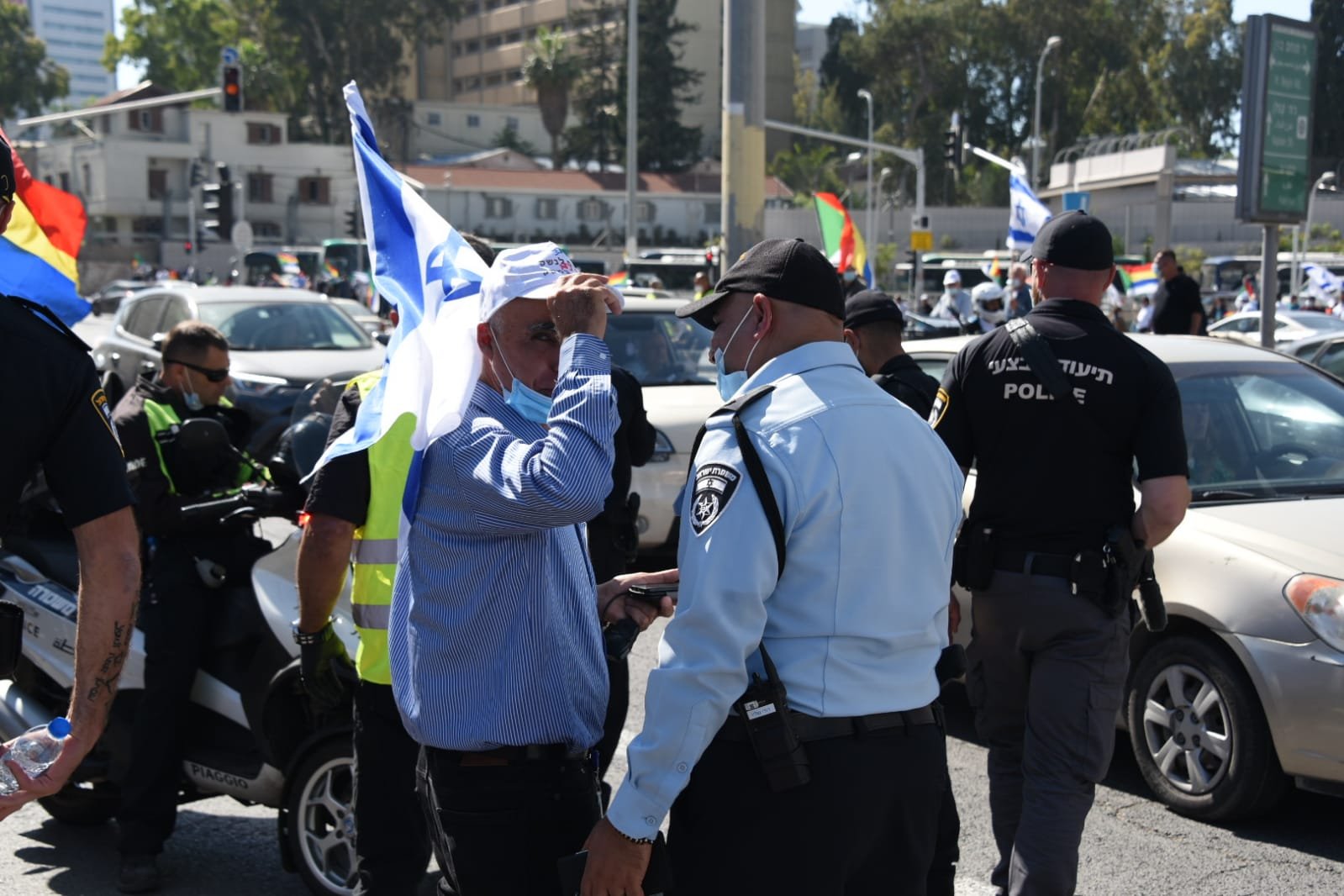 المجالس الدرزية والشركسية تتظاهر في تل ابيب -0