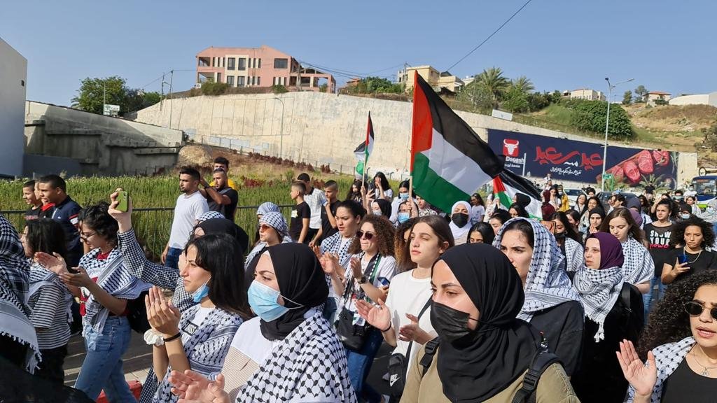 ام الفحم في مظاهرة غاضبة على أحداث القدس-4