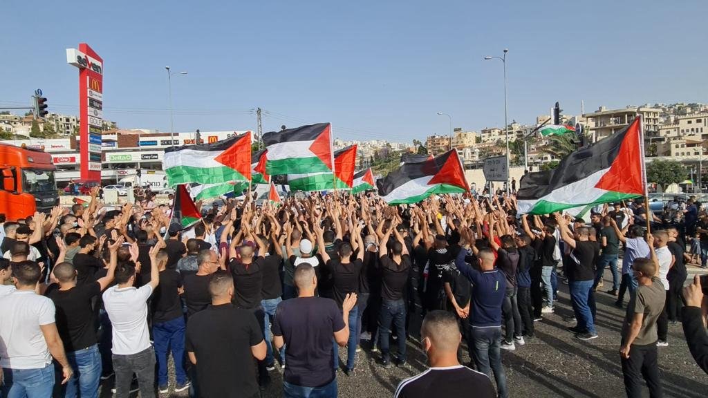 ام الفحم في مظاهرة غاضبة على أحداث القدس-7