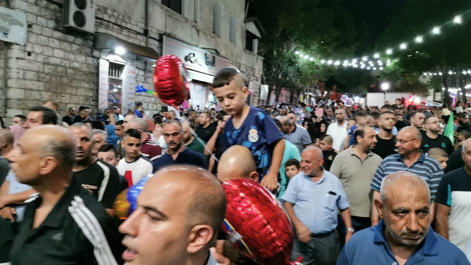 مسيرة حاشدة في الناصرة استقبالا لعيد الأضحى-3