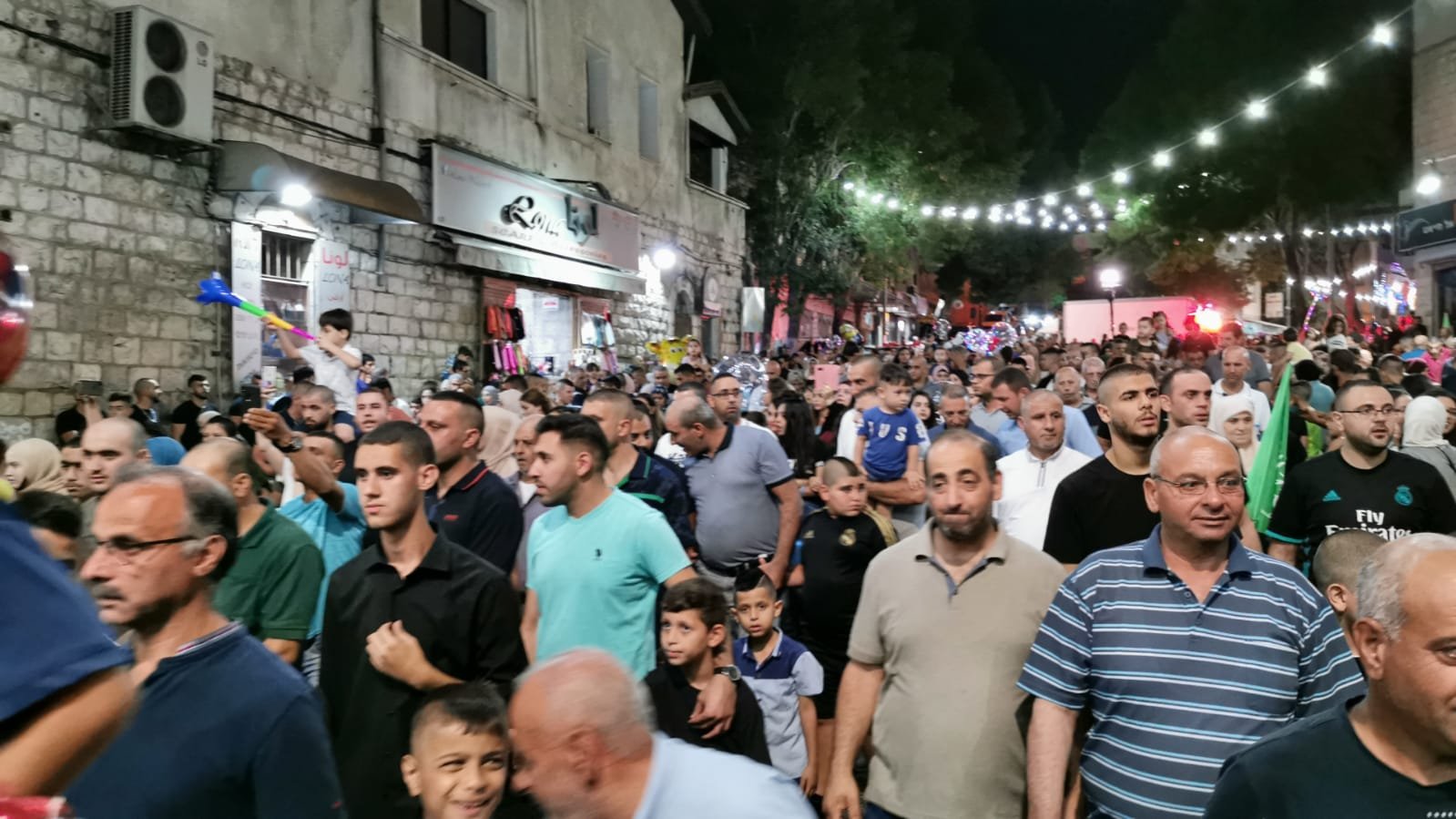 مسيرة حاشدة في الناصرة استقبالا لعيد الأضحى-9