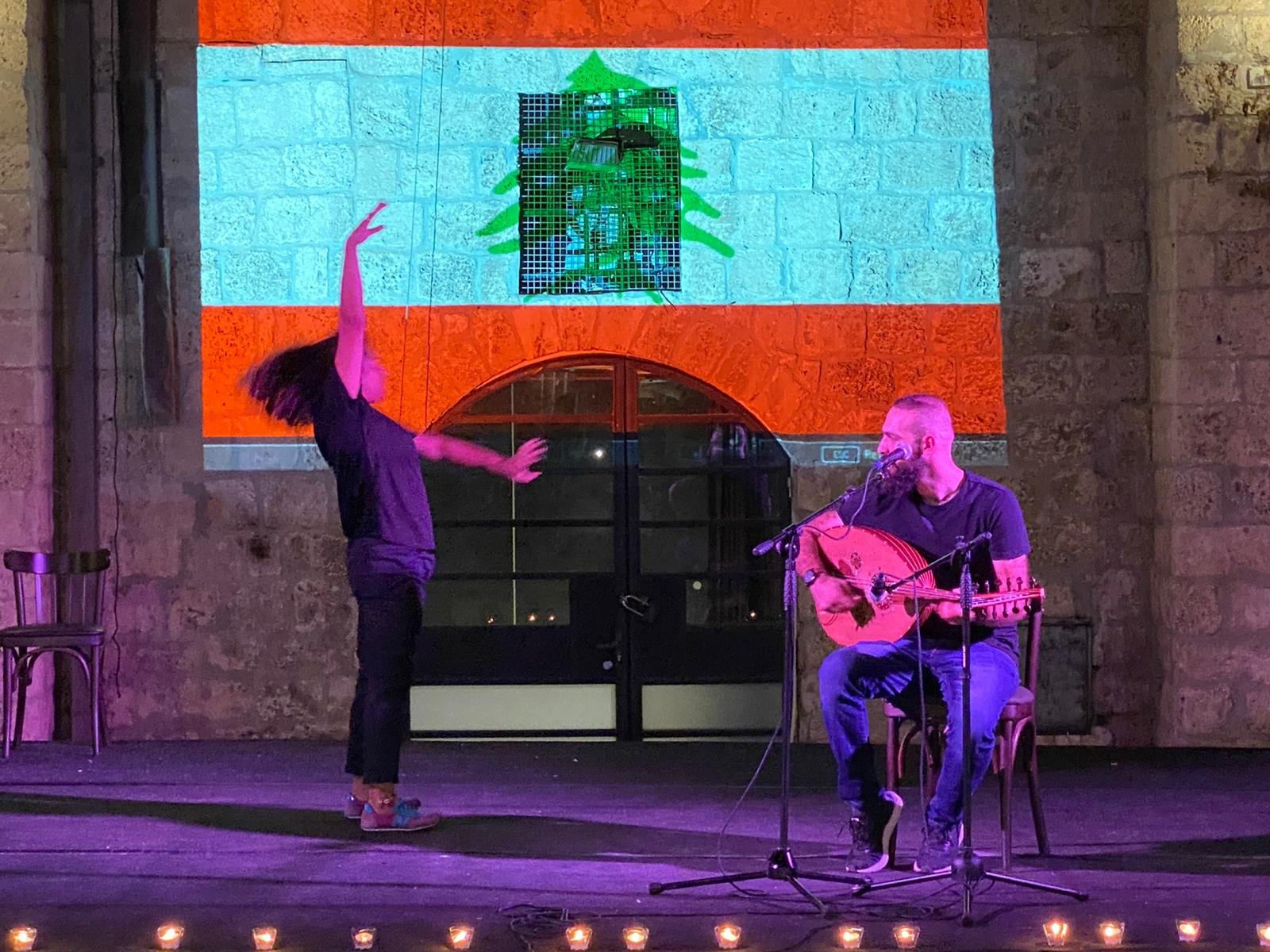يافا تلتحم بالألم اللبناني في أمسية في فنية في مسرح السرايا-0
