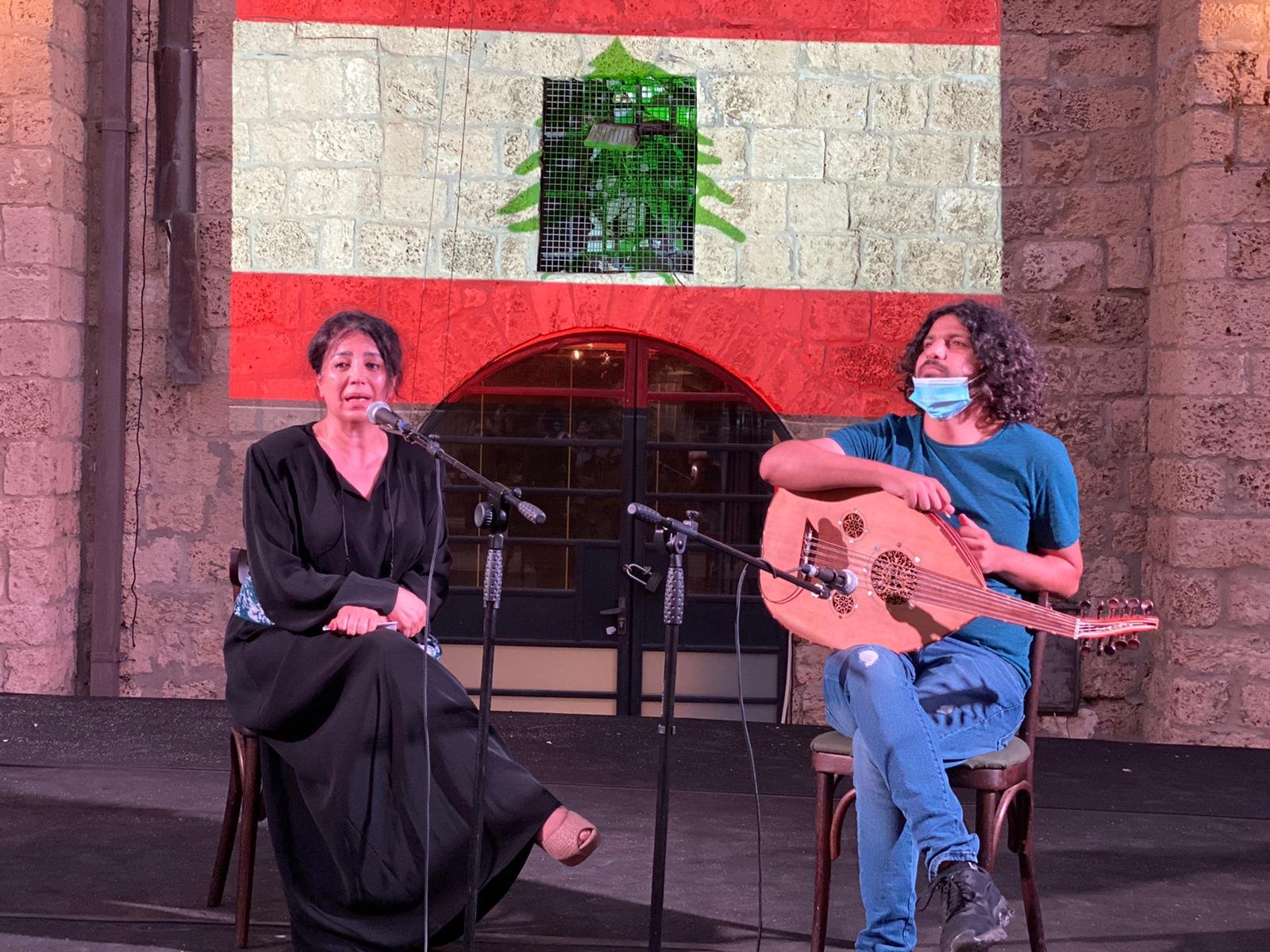 يافا تلتحم بالألم اللبناني في أمسية في فنية في مسرح السرايا-4