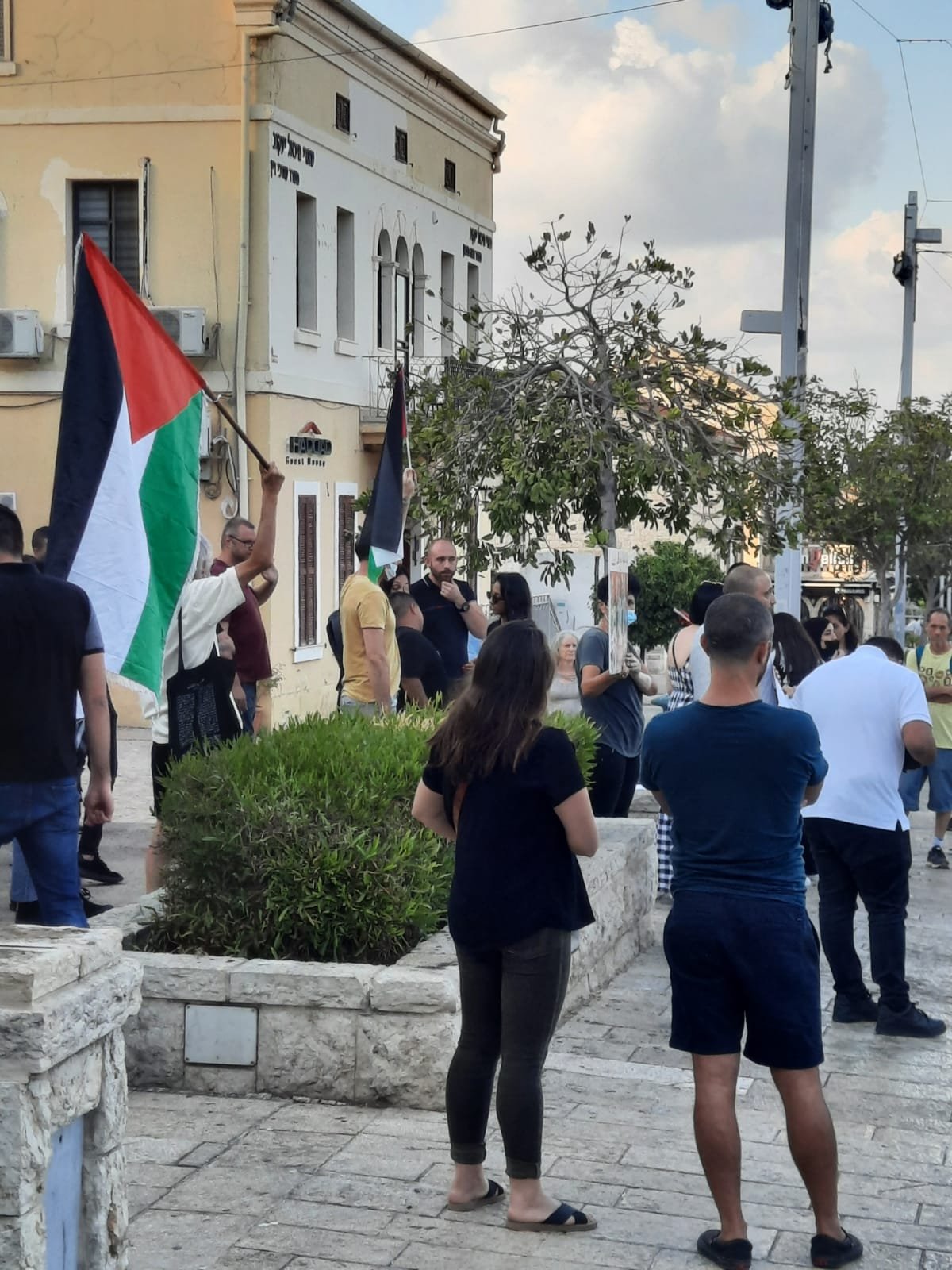حيفا: تظاهرة اسناد ودعم للأسرى-1