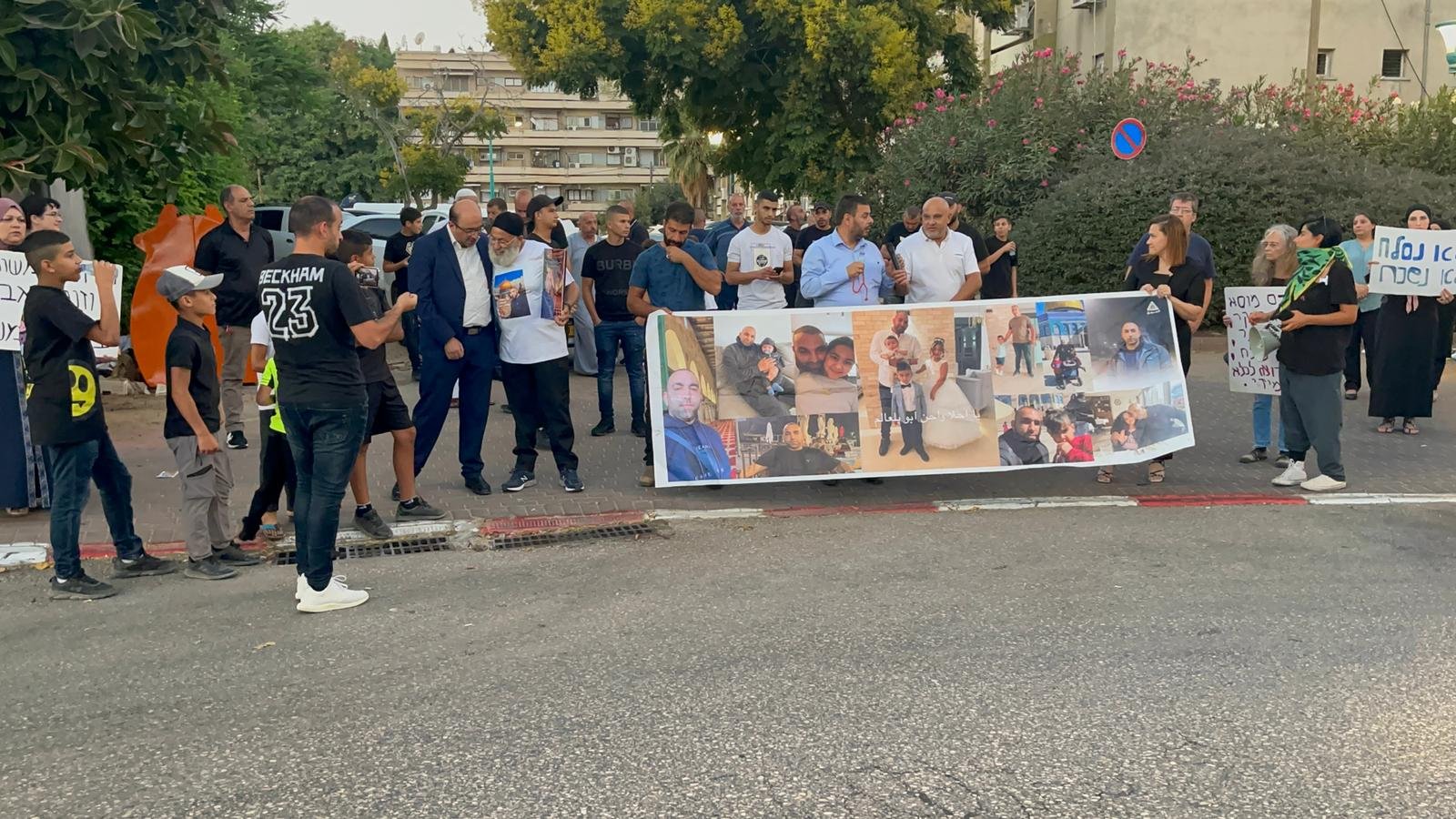 وقفة احتجاجية للمطالبة بمحاكمة قتلة الشهيد موسى حسونة في اللد-5